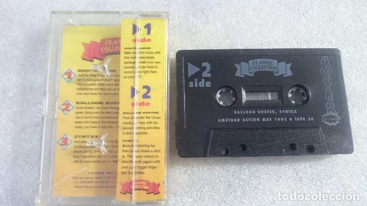 Videojuegos y consolas: ACTION: BOOTRACKER,SYNTAX,BALLON BUSTER AMSTRAD CPC 646 464 PLUS 1268 CASSETTE - Foto 2
