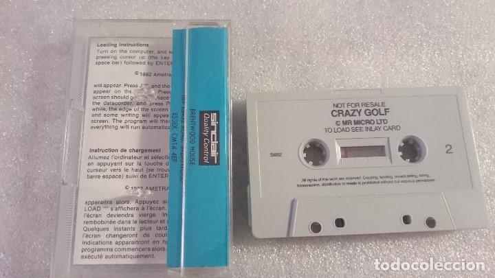 Videojuegos y consolas: CRAZY GOLF AMSTRAD CPC 646 464 PLUS 1268 CASSETTE - Foto 2