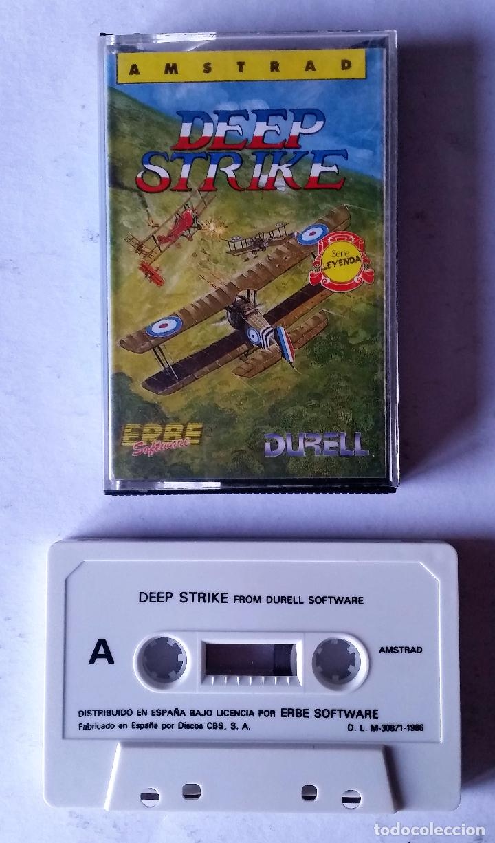 Videojuegos y consolas: JUEGO AMSTRAD: DEEP STRIKE ---FUNCIONANDO--- - Foto 1