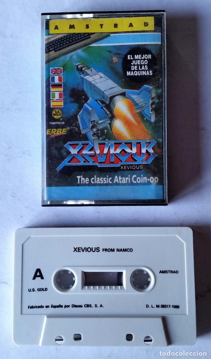 Videojuegos y consolas: JUEGO AMSTRAD: XEVIOUS ---FUNCIONANDO--- - Foto 1