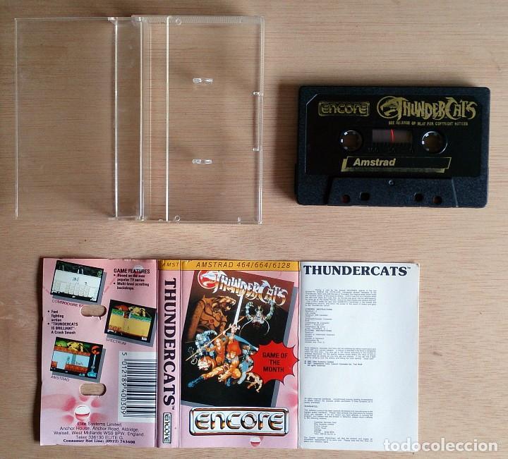 Videojuegos y consolas: Thundercats / Juego Amstrad CPC Cinta / Encore 1987 - Foto 2