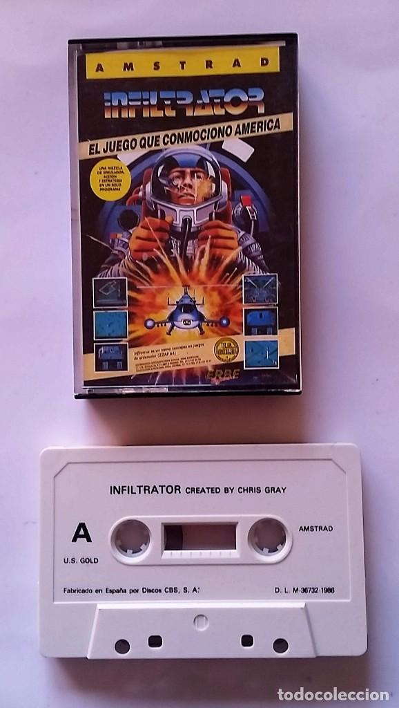 Videojuegos y consolas: JUEGO AMSTRAD : INFILTRATOR - Foto 1