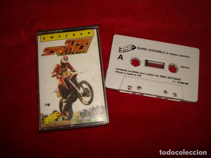 Videojuegos y consolas: super scramble para amstrad erbe  1989 - Foto 1