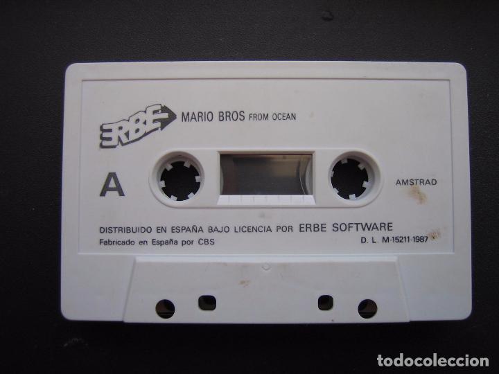 Videojuegos y consolas: Juego Amstrad Mario Bros from ocean - Foto 2