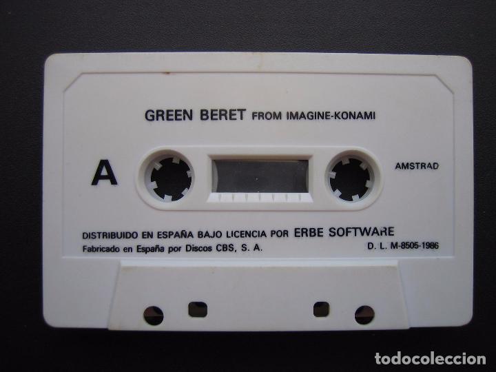 Videojuegos y consolas: Juego Amstrad Green Beret - Foto 1