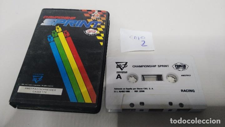 Videojuegos y consolas: juego antiguo de amstrad sprint - Foto 1