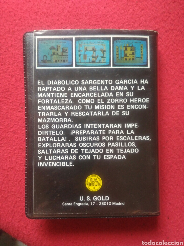 Videojuegos y consolas: Juego Amstrad, El zorro - Foto 3