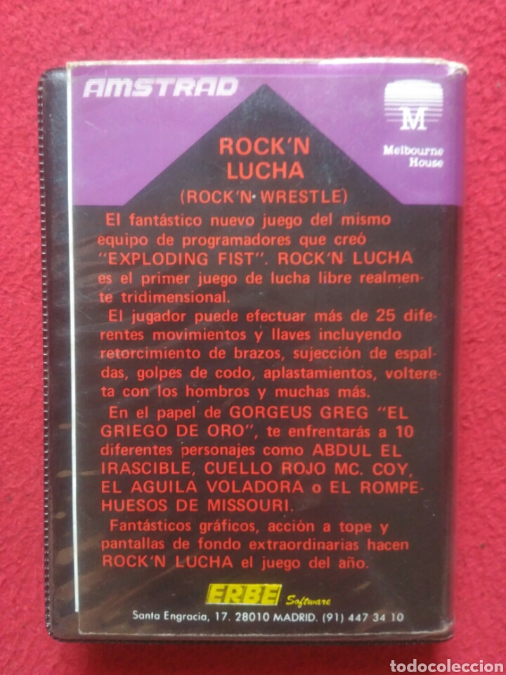 Videojuegos y consolas: Juego Amstrad, Rock lucha - Foto 2
