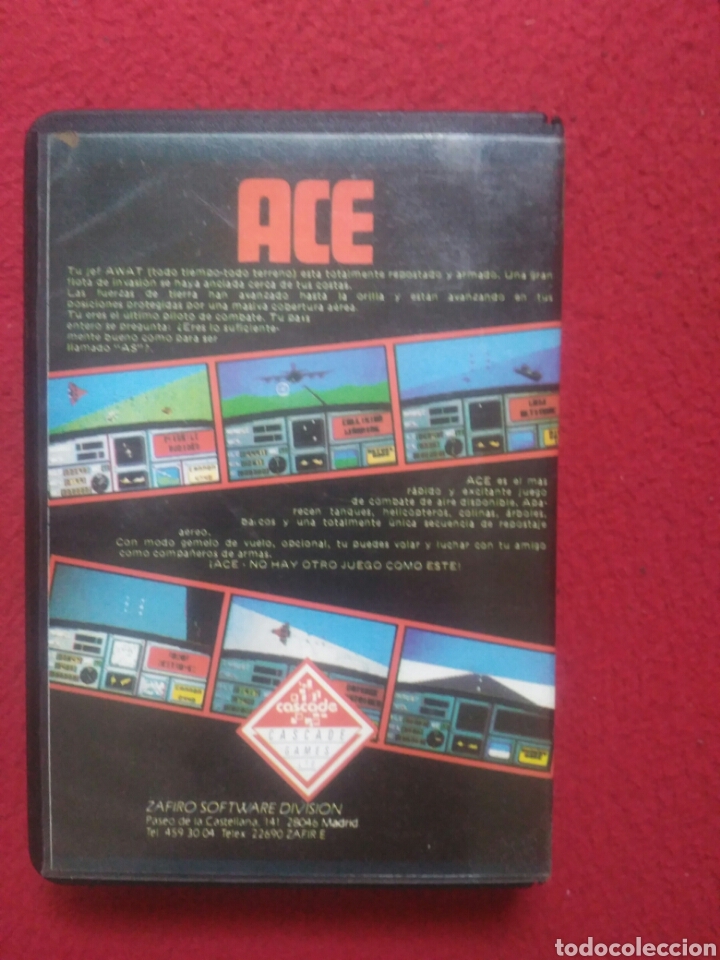 Videojuegos y consolas: Carcasa juego Ace. Amstrad - Foto 2