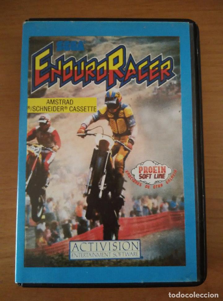 Videojuegos y consolas: VIDEOJUEGO ENDURO RACER AMSTRAD CINTA - Foto 1