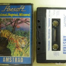 Videojuegos y Consolas: JUEGO PARA AMSTRAD Y COMPATIBLES - ANIMAL VEGETAL, MINERAL - AMSOFT - 1985. Lote 100224211
