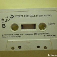 Videojuegos y Consolas: JUEGO PARA AMSTRAD Y COMPATIBLES - STREET FOOTBALL BY CODE MASTERS - ERBE - 1989. Lote 100225283