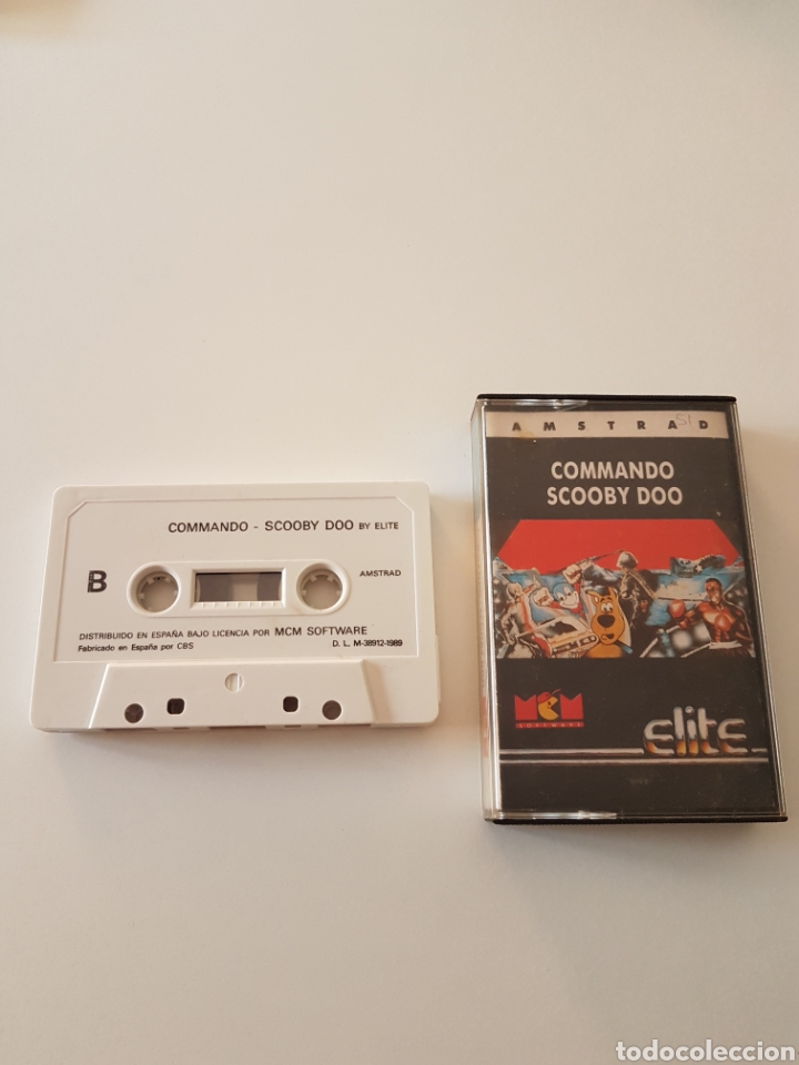 Videojuegos y consolas: juego COMMANDO SCOOBY DOO para amstrad - Foto 1