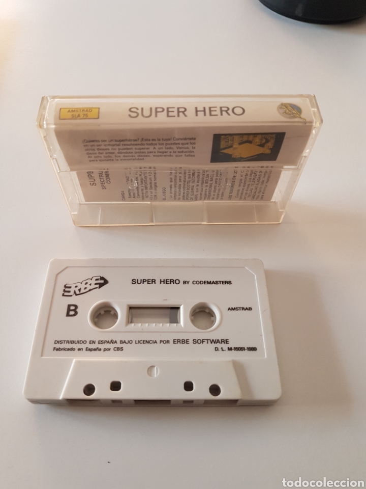 Videojuegos y consolas: juego SUPER HERO para amstrad - Foto 2