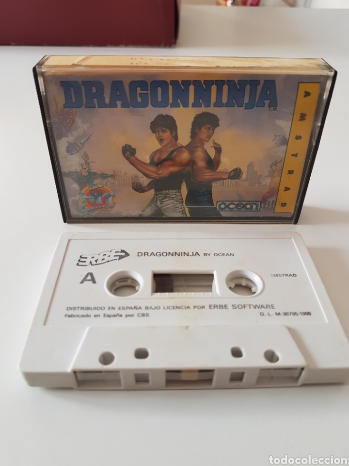 Videojuegos y consolas: juego DRAGONNINJA para amstrad - Foto 1