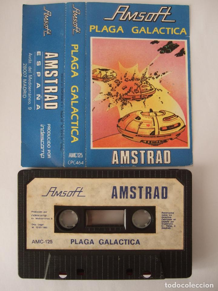 Videojuegos y consolas: AMSTRAD - AMSOFT - PLAGA GALACTICA - JUEGO - Foto 1