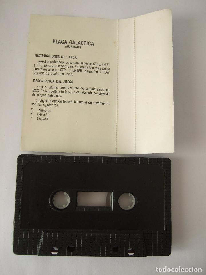 Videojuegos y consolas: AMSTRAD - AMSOFT - PLAGA GALACTICA - JUEGO - Foto 2