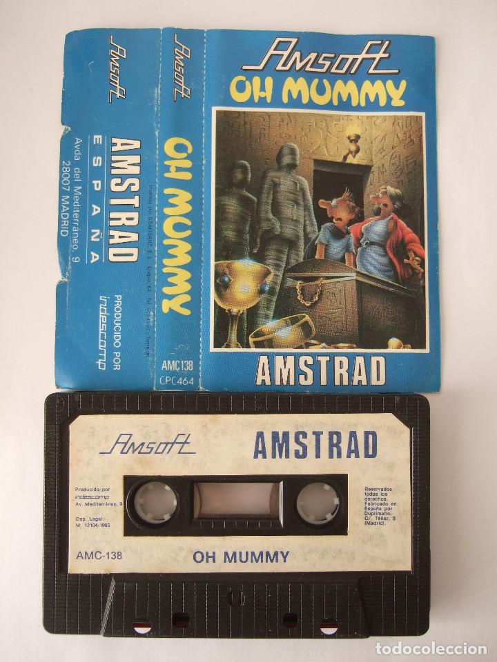 Videojuegos y consolas: AMSTRAD - AMSOFT - OH MUMMY - JUEGO - Foto 1