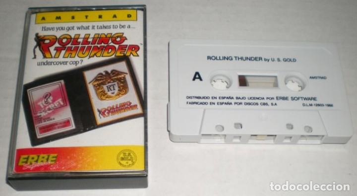 Videojuegos y consolas: Rolling Thunder [Tiertex] 1987 - US Gold / Namco / Erbe Software [Amstrad CPC] - Foto 3