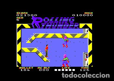 Videojuegos y consolas: Rolling Thunder [Tiertex] 1987 - US Gold / Namco / Erbe Software [Amstrad CPC] - Foto 7