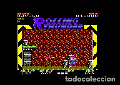 Videojuegos y consolas: Rolling Thunder [Tiertex] 1987 - US Gold / Namco / Erbe Software [Amstrad CPC] - Foto 8