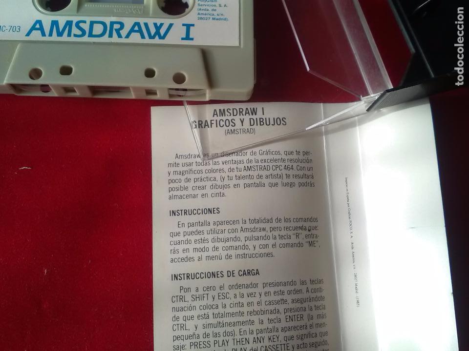 Videojuegos y consolas: Juego original amstrad AMSDRAW I - Foto 2