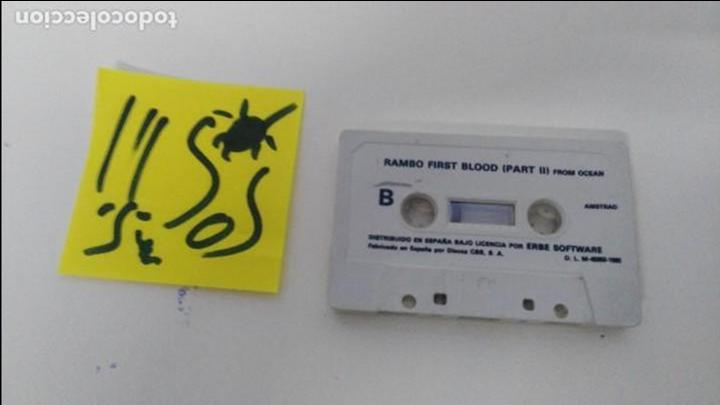 Videojuegos y consolas: ANTIGUA JUEGO AMSTRAD RAMBO - Foto 1
