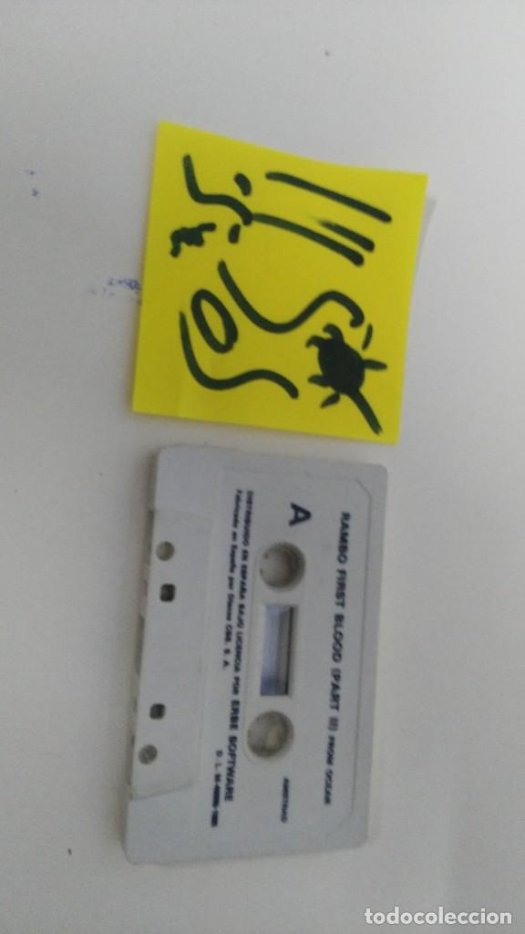 Videojuegos y consolas: ANTIGUA JUEGO AMSTRAD RAMBO - Foto 2