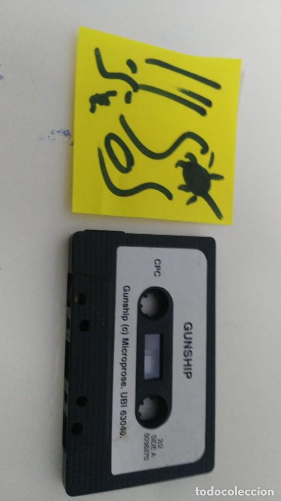 Videojuegos y consolas: ANTIGUA JUEGO AMSTRAD  GUNSHIP - Foto 2