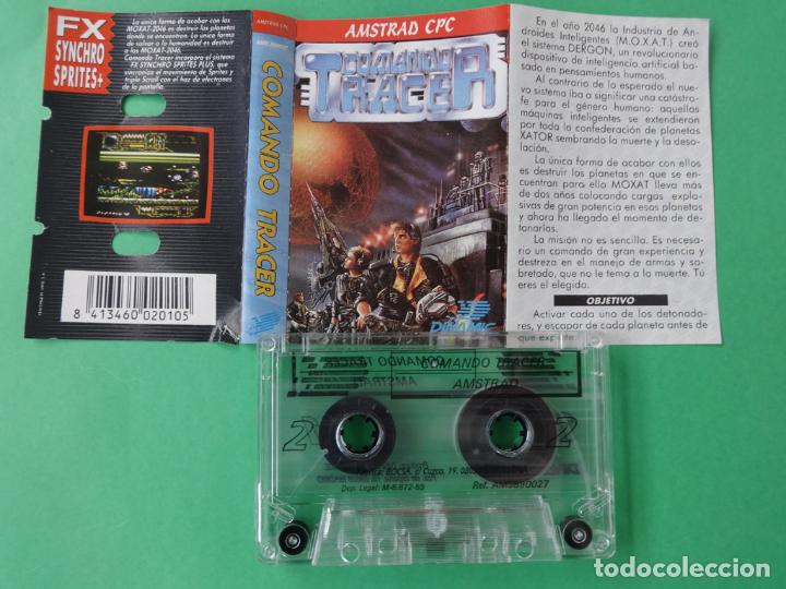Videojuegos y consolas: COMANDO TRACER DINAMIC SOFTWARE AMSTRAD CPC 464 472 664 6128 - Foto 2