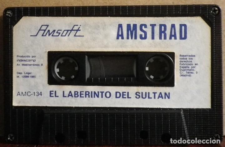 Videojuegos y consolas: El laberinto del Sult&aacute;n - Amsoft para Amstrad. - Foto 3