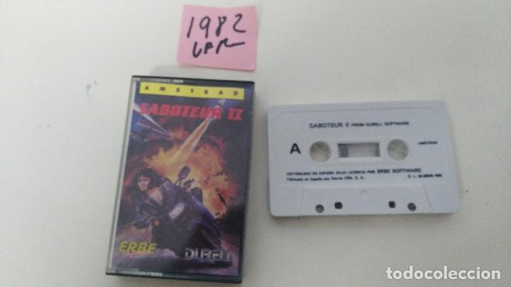 Videojuegos y consolas: juego para amstrad  saboteur II - Foto 1