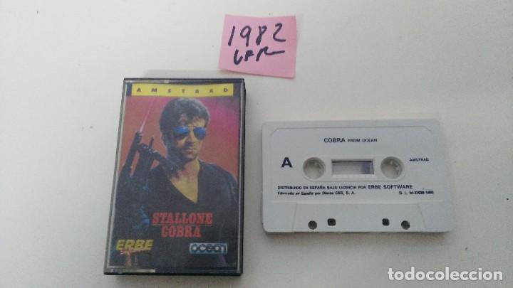 Videojuegos y consolas: juego para amstrad COBRA - Foto 1