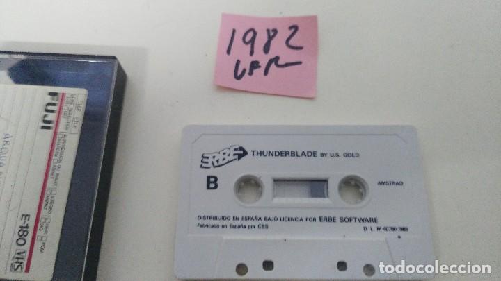Videojuegos y consolas: juego para amstrad THUNDERBLADE - Foto 2