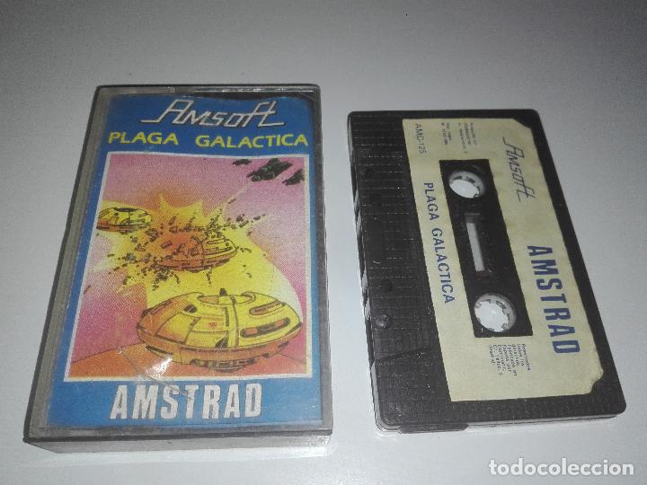 Videojuegos y consolas: Juego amstrad Plaga galactica - Foto 1