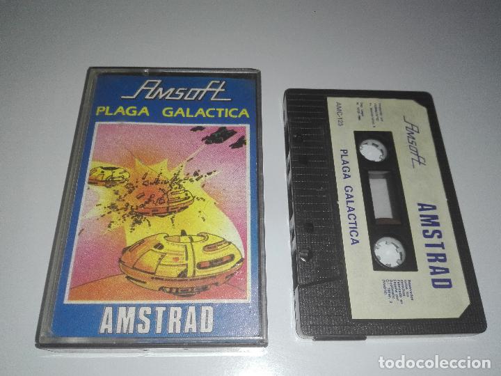 Videojuegos y consolas: Juego amstrad Plaga galactica - Foto 1