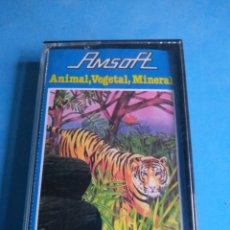 Videojuegos y Consolas: JUEGO AMSTRAD ANIMAL, VEGETAL,MINERAL AÑO 1985. Lote 132537174