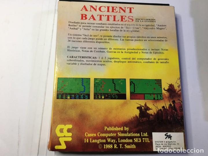 Videojuegos y Consolas: JUEGO ENCYCLOPEDIA OF WAR ANCIENT BATTLES DE AMSTRAD CPC 6128 DISCO /DISK - Foto 2 - 139511178