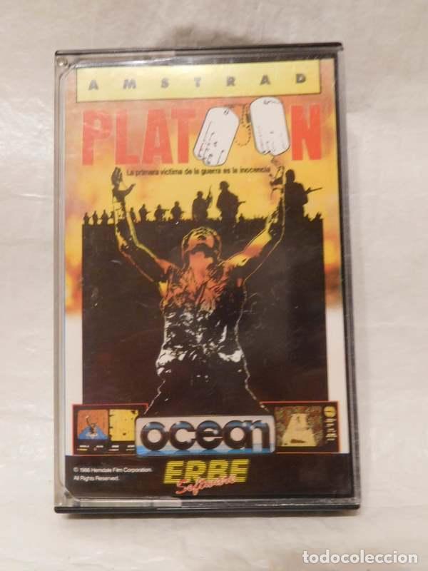 Videojuegos y consolas: Juego Amstrad Platoon - Foto 1
