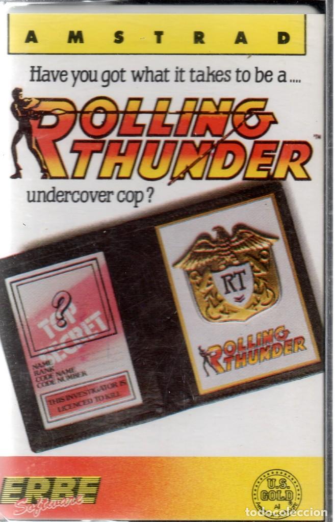 Videojuegos y consolas: Juego AMSTRAD - Rolling Thunder - PC Game - Cassette - K7 - Foto 1