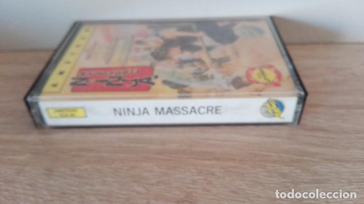 Videojuegos y consolas: NINJA MASSACRE-AMSTRAD CASSETTE-CODE MASTERS-A&Ntilde;O 1989. - Foto 2