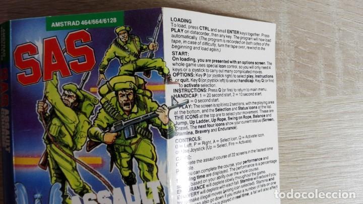 Videojuegos y consolas: SAS ASSAULT COURSE-AMSTRAD CASSETTE-ATLANTIS-A&Ntilde;O 1987. - Foto 5