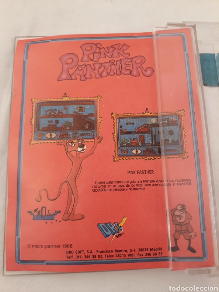 Videojuegos y consolas: Pink Panther.PC Game.Amstrad.K 7. - Foto 5