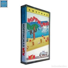 Videojuegos y Consolas: HOPPING MAD / HOPPINGMAD / JUEGO AMSTRAD CPC CINTA / ESPAÑOL / ELITE MCM 1988. Lote 160086890