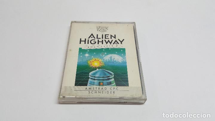 Videojuegos y consolas: Alien Highway Amstrad 6128 Disco - Foto 1