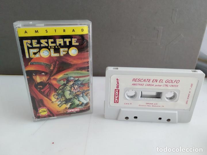 Videojuegos y consolas: ANTIGUO JUEGO AMSTRAD  RESCATE EN EL GOLFO - Foto 1