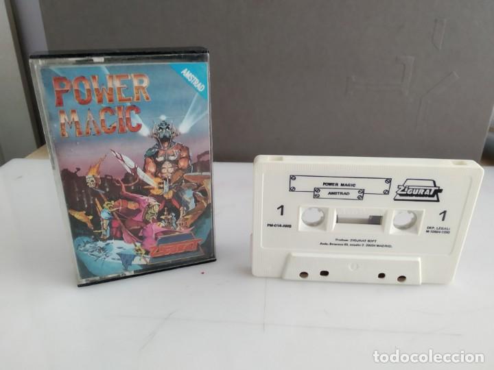 Videojuegos y consolas: ANTIGUO JUEGO AMSTRAD POWER MAGIC - Foto 1