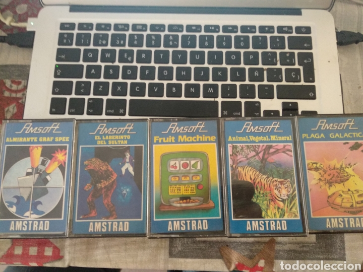 Videojuegos y consolas: PACK DE 5 CASETTES AMSOFT - Foto 2