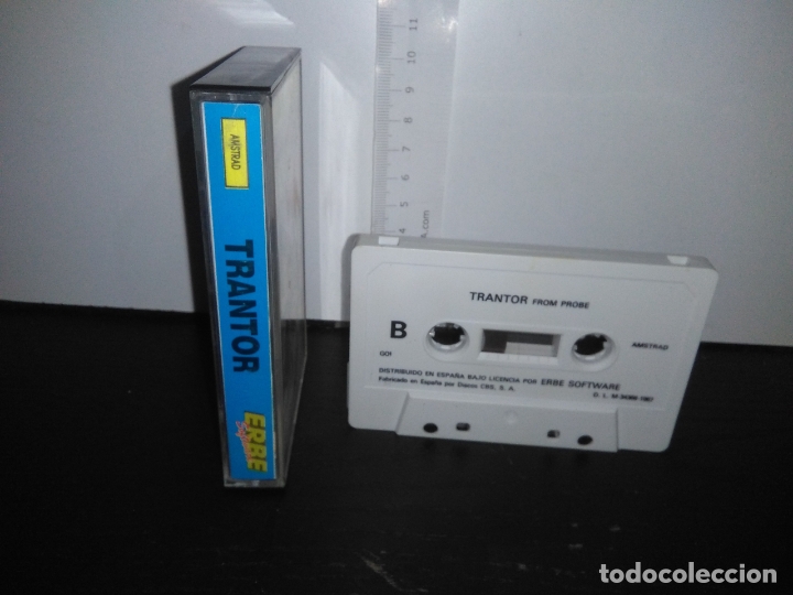 Videojuegos y consolas: juego cinta cassette trantor        amstrad - Foto 2