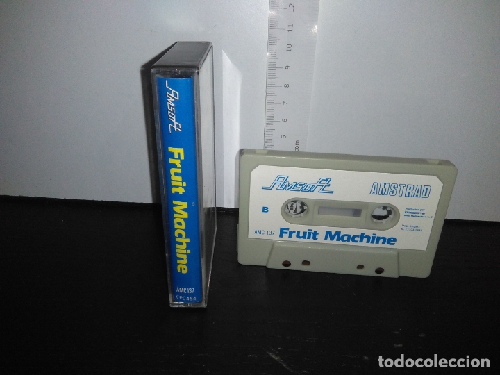 Videojuegos y consolas: juego cinta cassette fruit machine amstrad - Foto 2